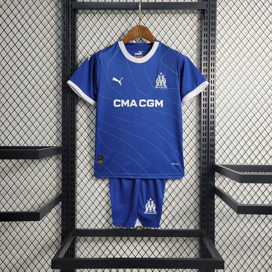 Marseille 2023/24 Segunda equipacion (mini conjunto)