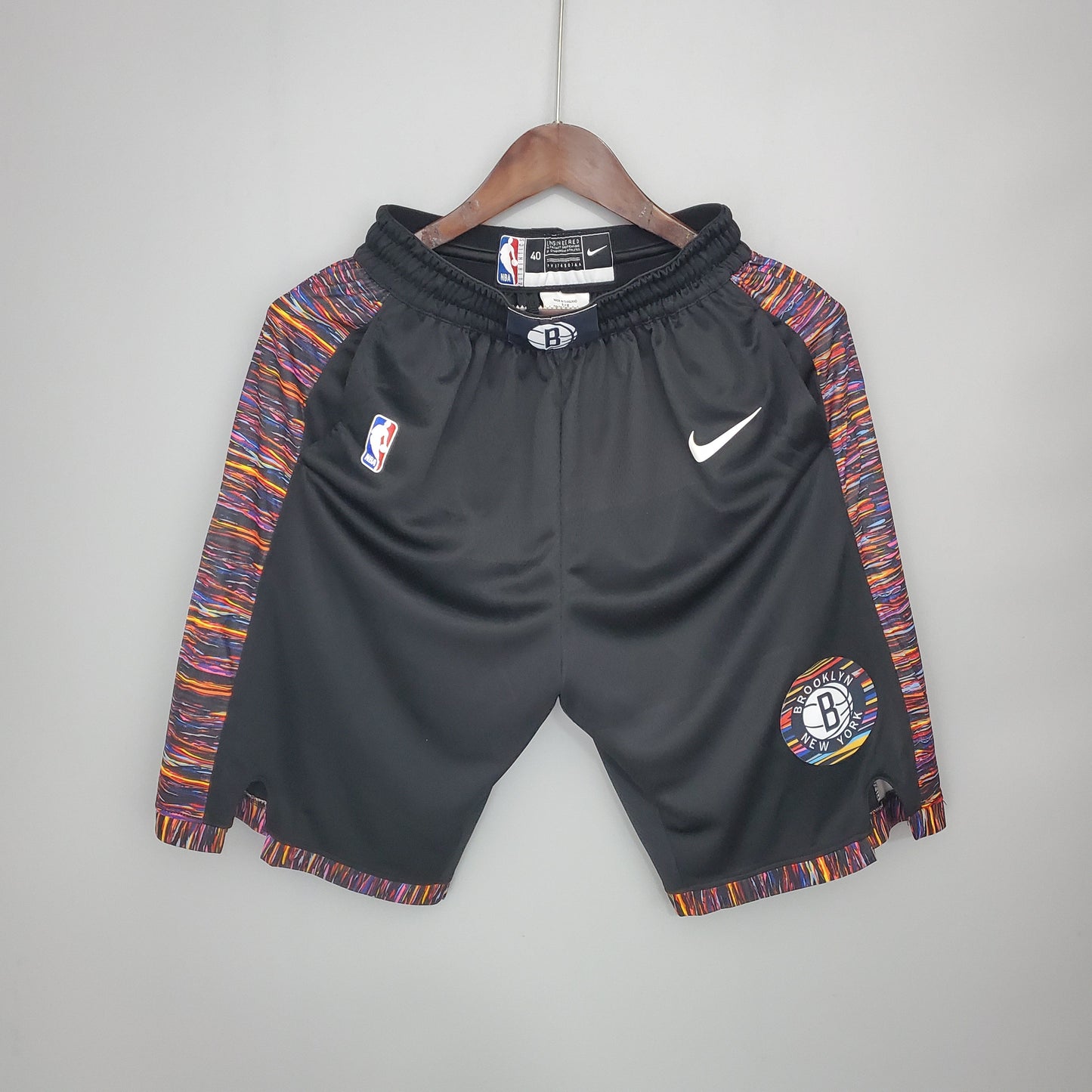Brooklyn Nets City version black shorts