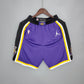 Lakers Purple Black Side Shorts