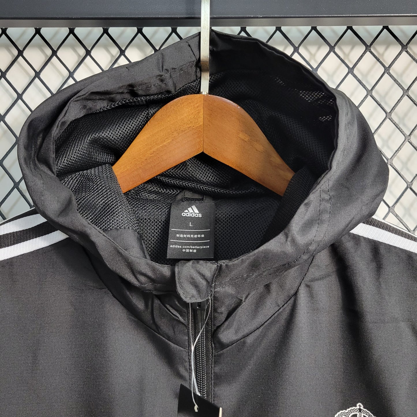 Cortavientos Real Madrid Black