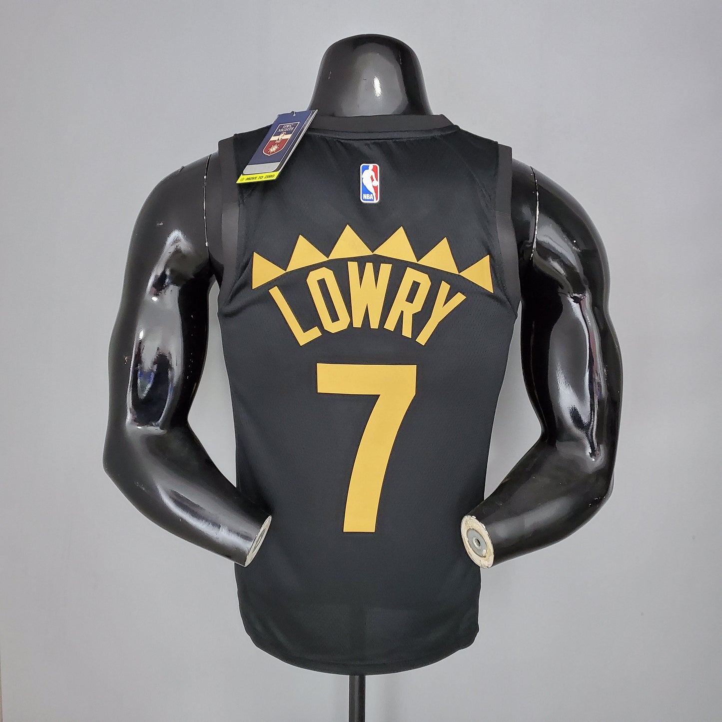 Camiseta Raptors black gold 2021