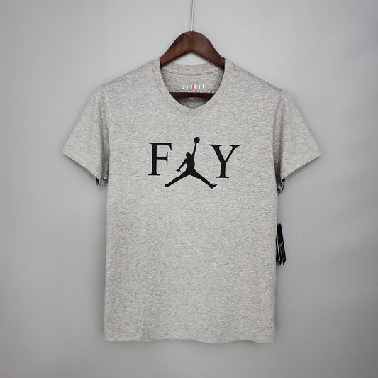 Camiseta Mangas Cortas Jordan Gris