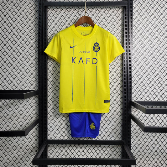 Al Nassr 2023/24 Primera equipacion (mini conjunto)