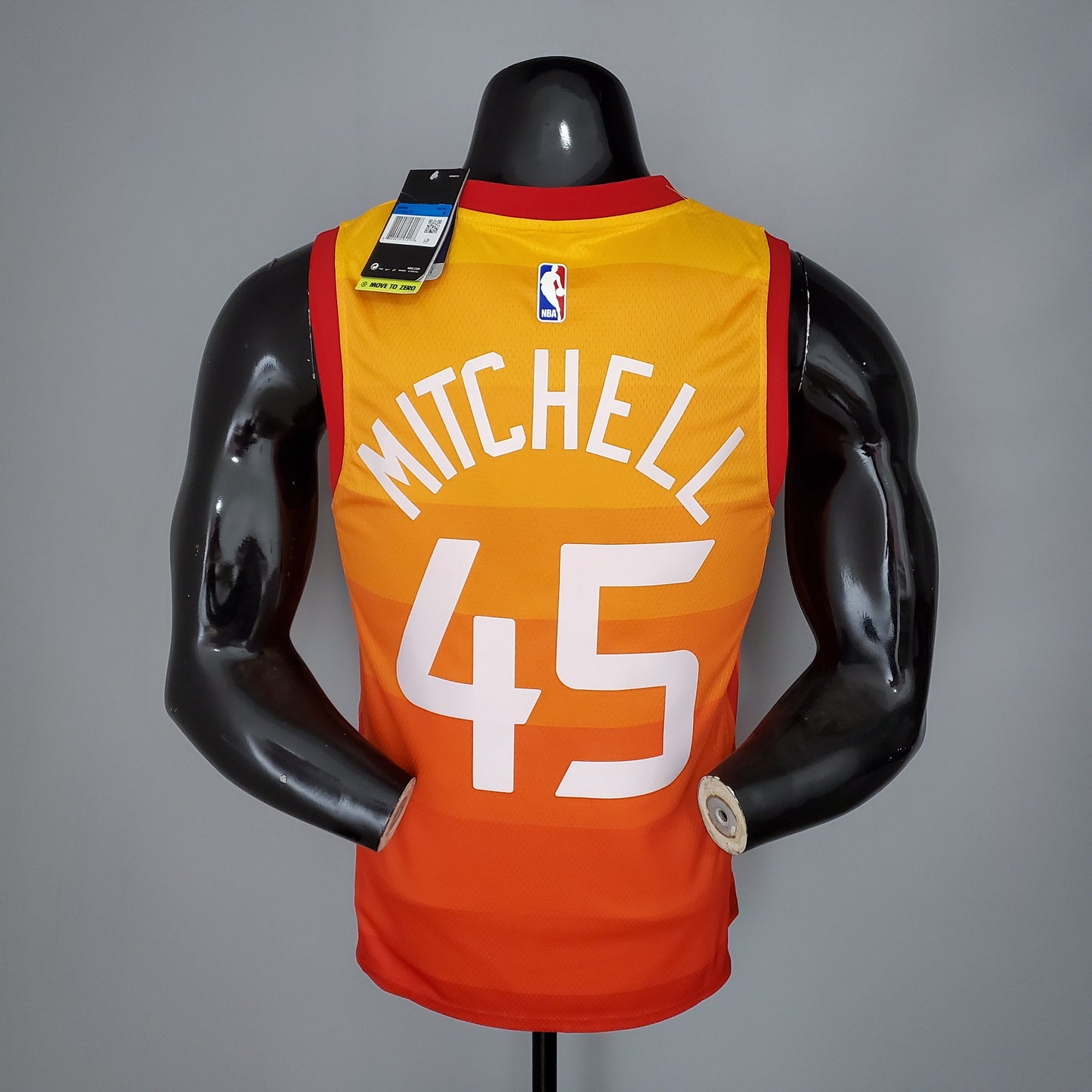 Camiseta Utah Jazz (edicion Rainbow Gradient Orange)