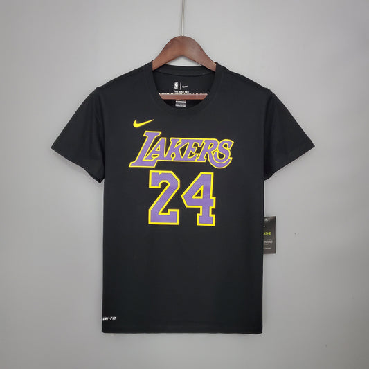 Camiseta Mangas Cortas Kobe Negra