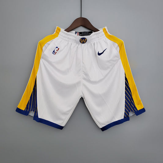 Warriors White Shorts